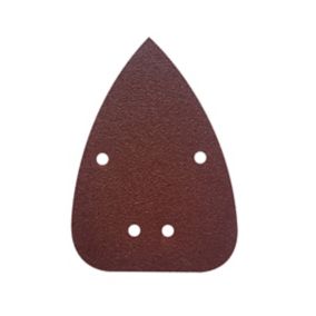 Universal Fit 80 grit Sanding sheet (L)135mm (W)95mm, Pack of 5