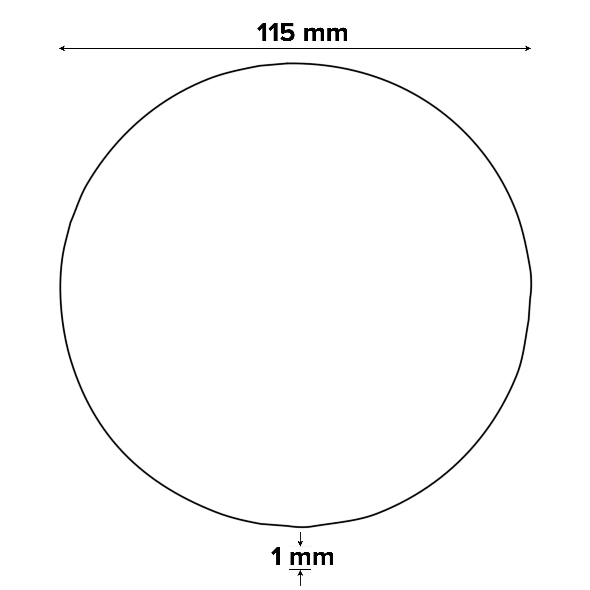 Universal Inox & metal Cutting disc 115mm x 1mm x 22.2mm