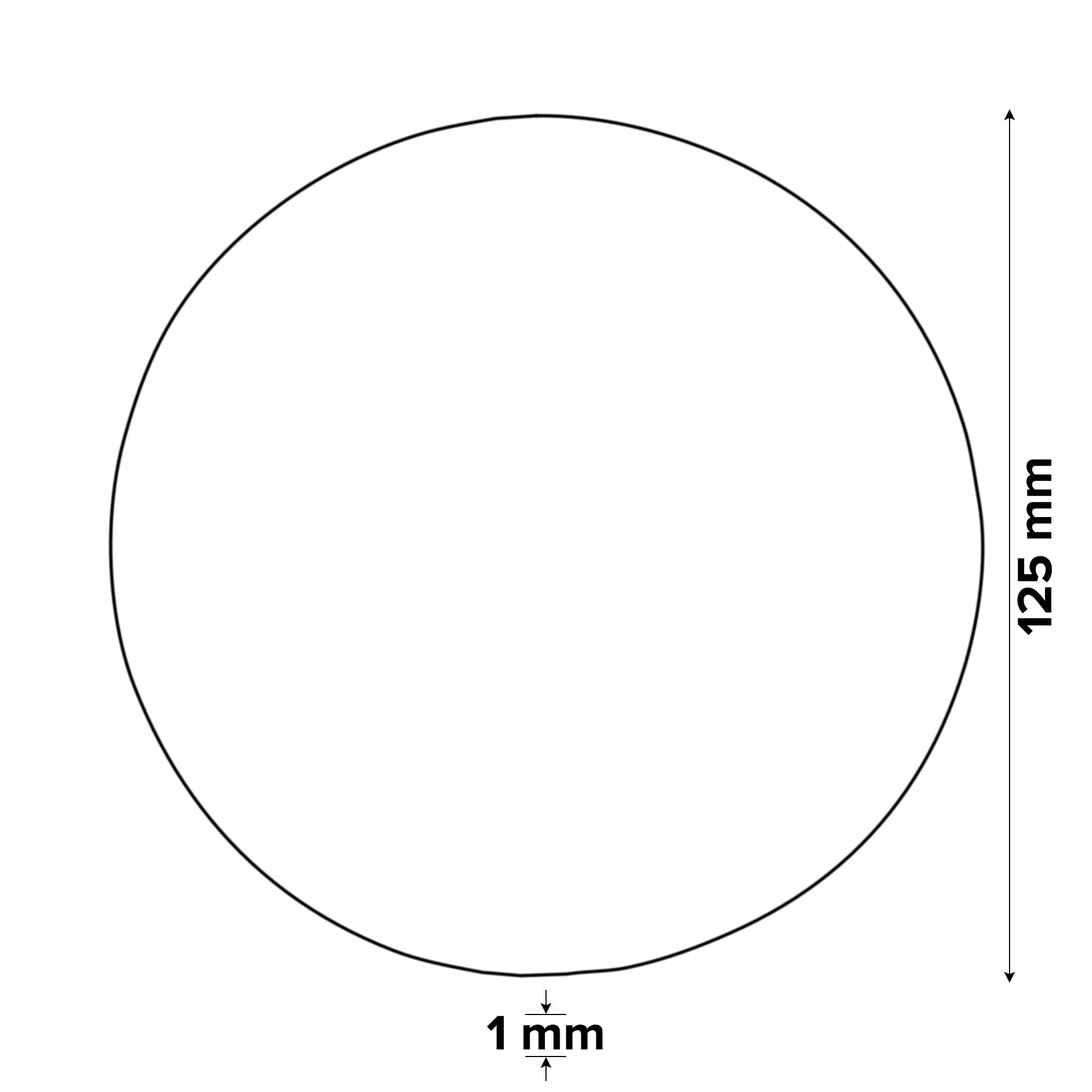 Universal Inox & metal Cutting disc 125mm x 1mm x 22.2mm