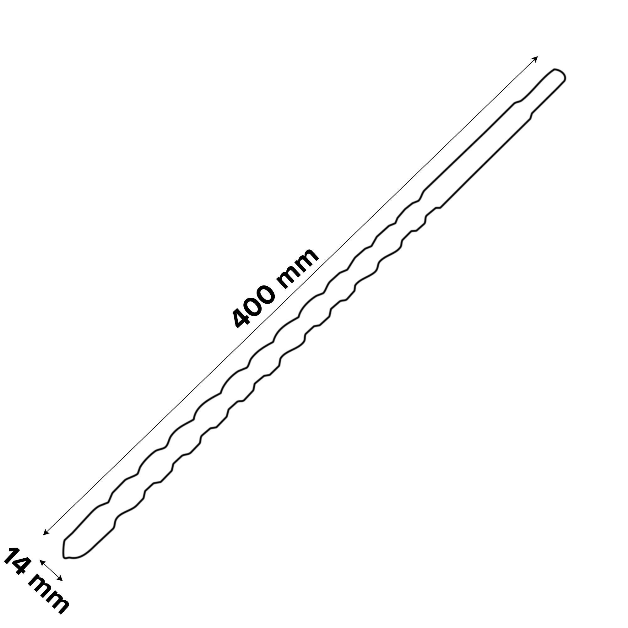Universal Masonry Drill bit (Dia)14mm (L)400mm