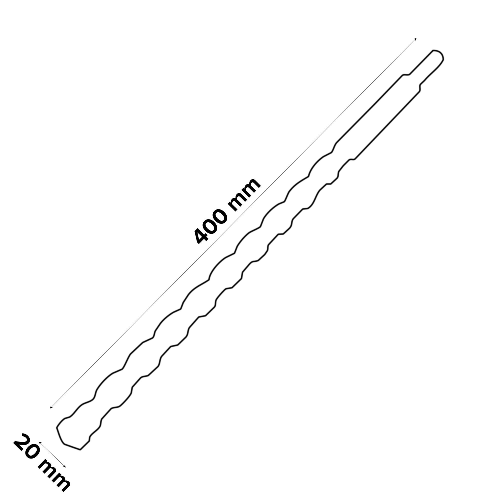 Universal Masonry Drill bit (Dia)20mm (L)400mm