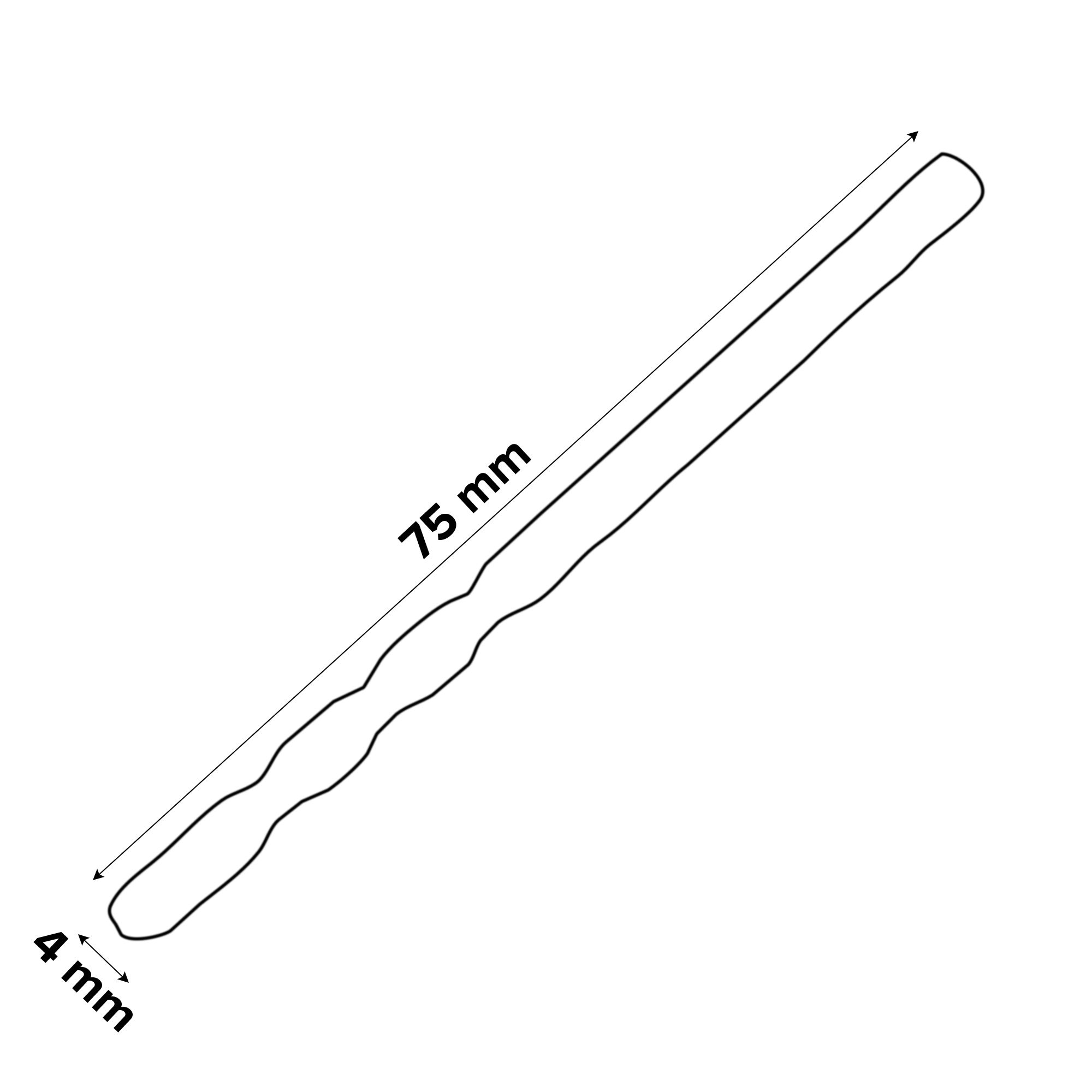 Universal Masonry Drill bit (Dia)4mm (L)75mm