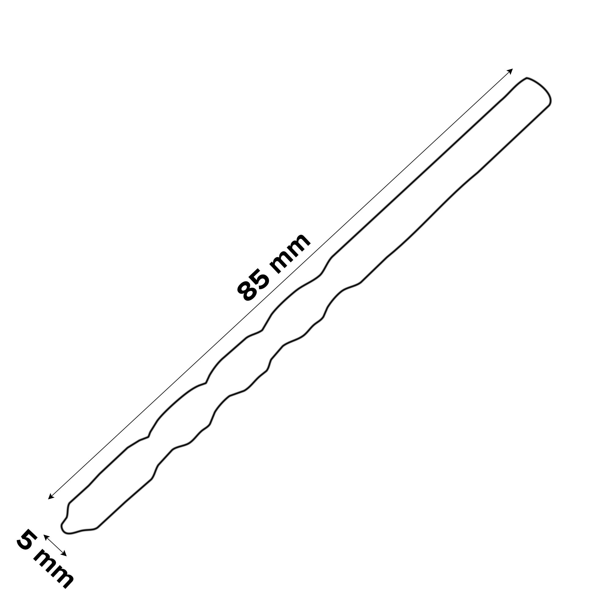 Universal Masonry Drill bit (Dia)5mm (L)85mm