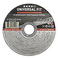 Universal Metal Cutting disc 125mm x 1mm x 22.2mm
