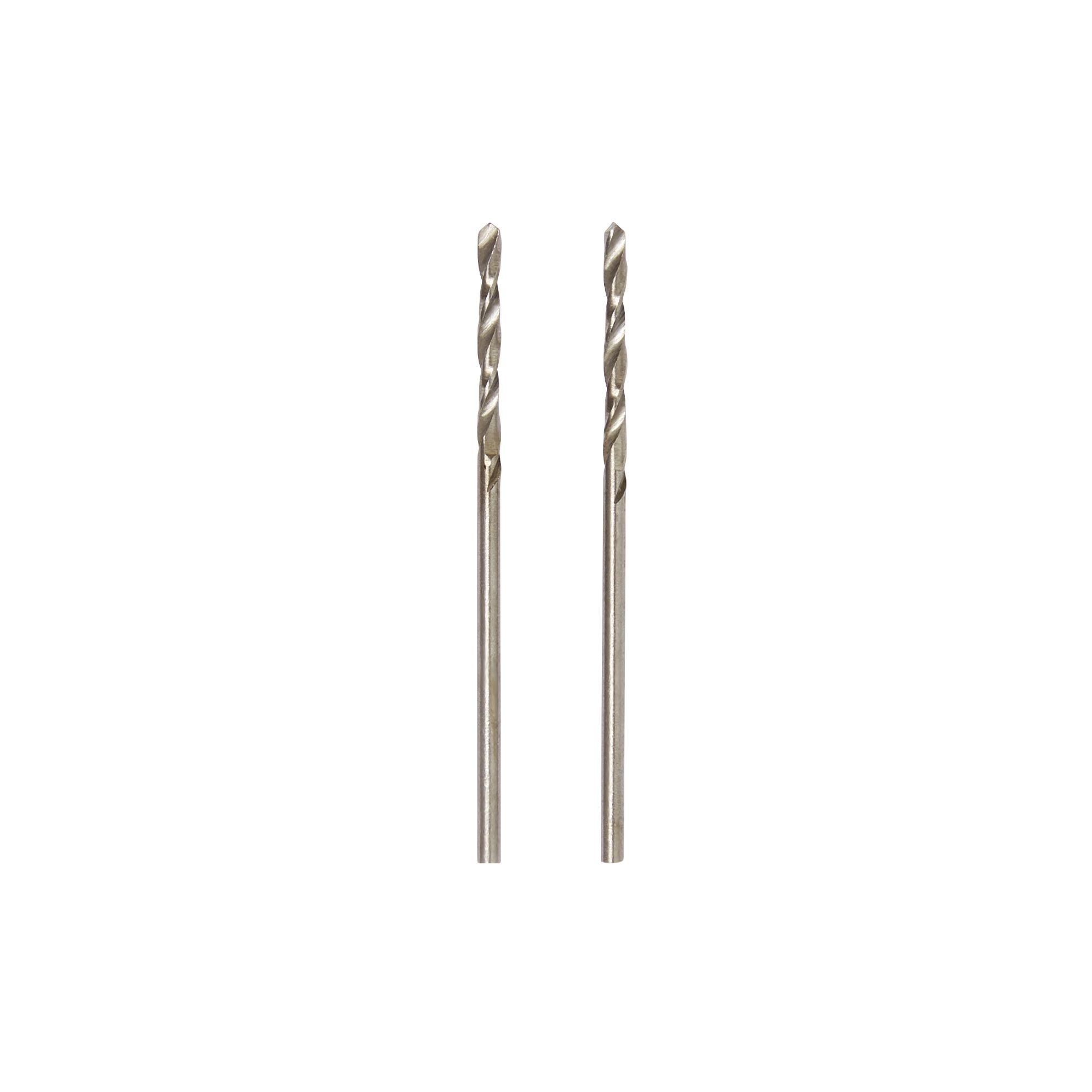 Universal Metal Drill bit (Dia)1.5mm (L)40mm, Pack of 2