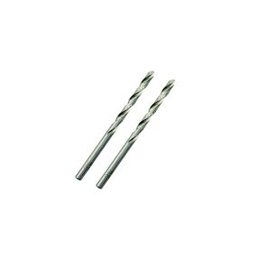 Universal Metal Drill bit (Dia)4mm (L)75mm, Pack of 2