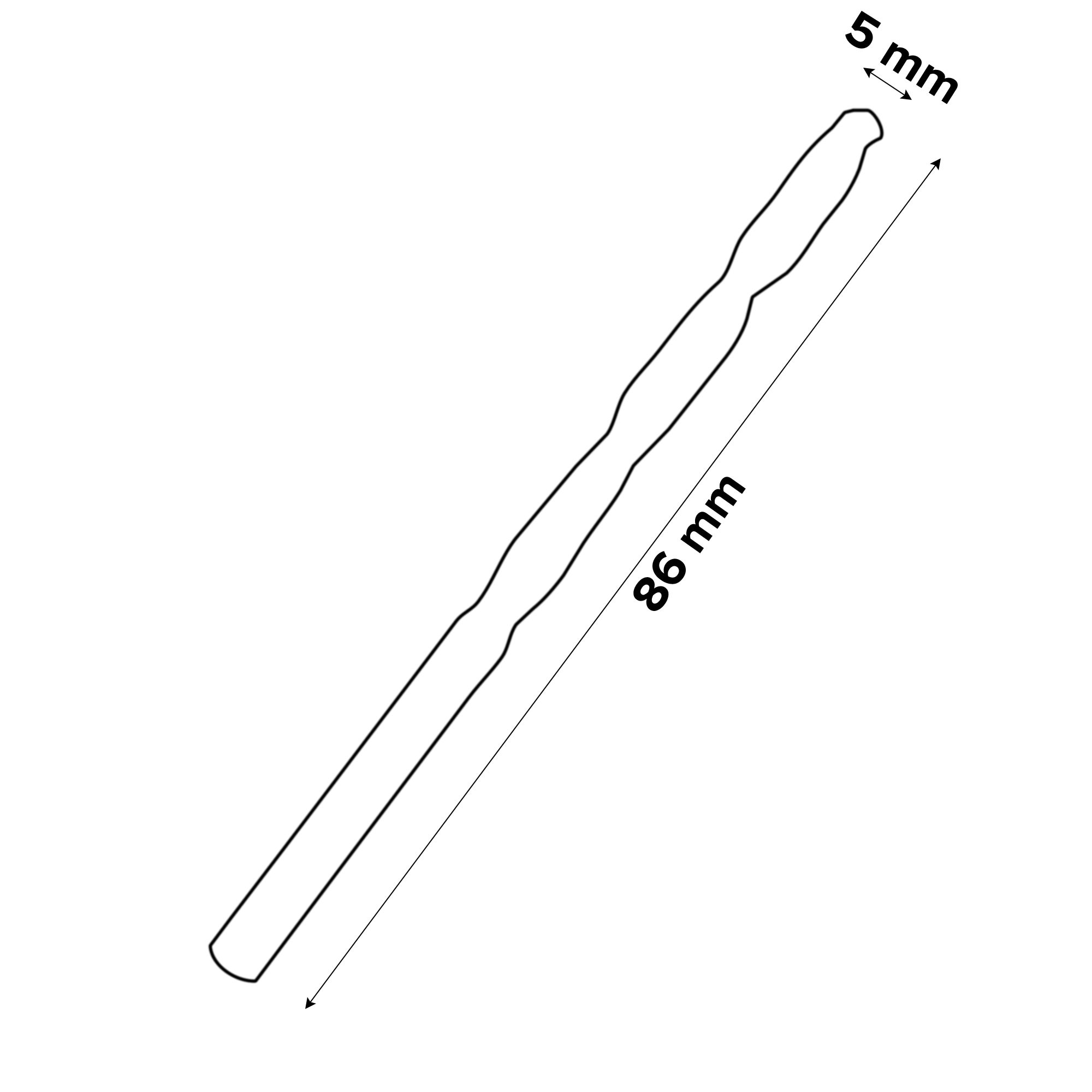 Universal Metal Drill bit (Dia)5mm (L)86mm