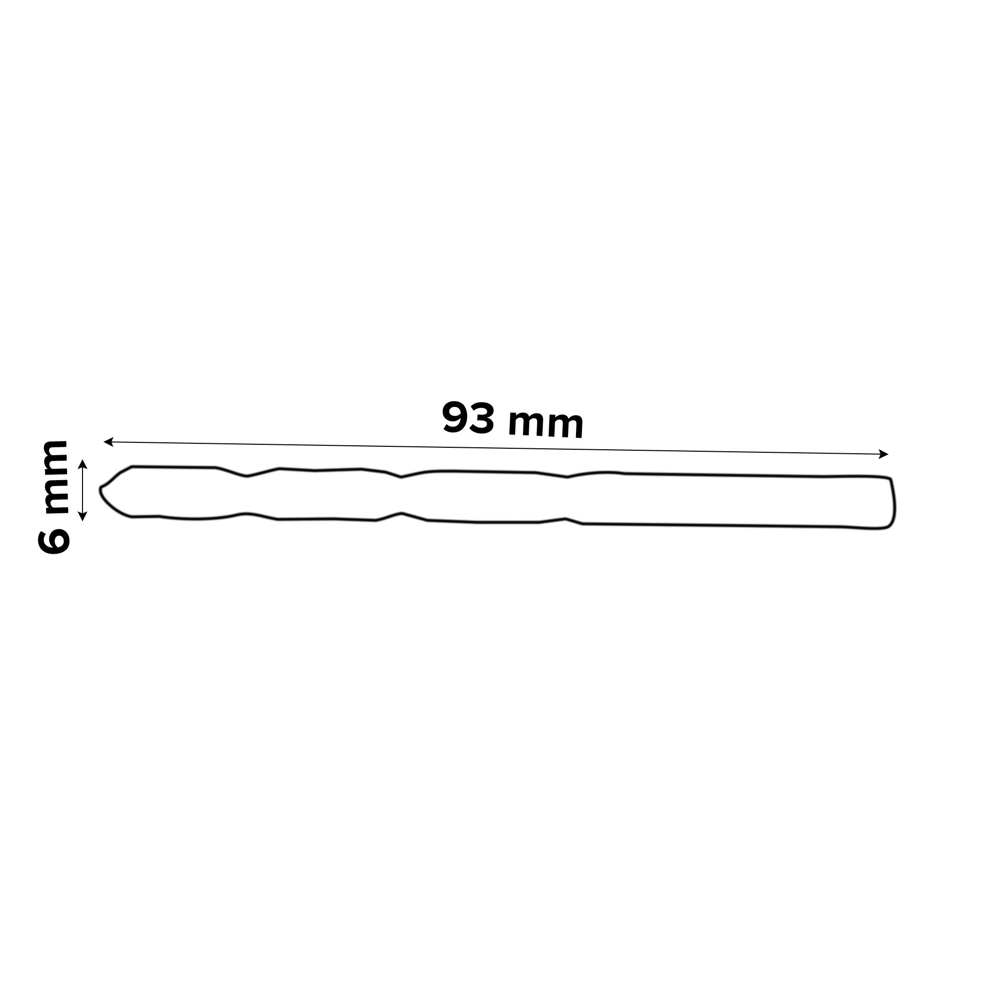 Universal Metal Drill bit (Dia)6mm (L)93mm
