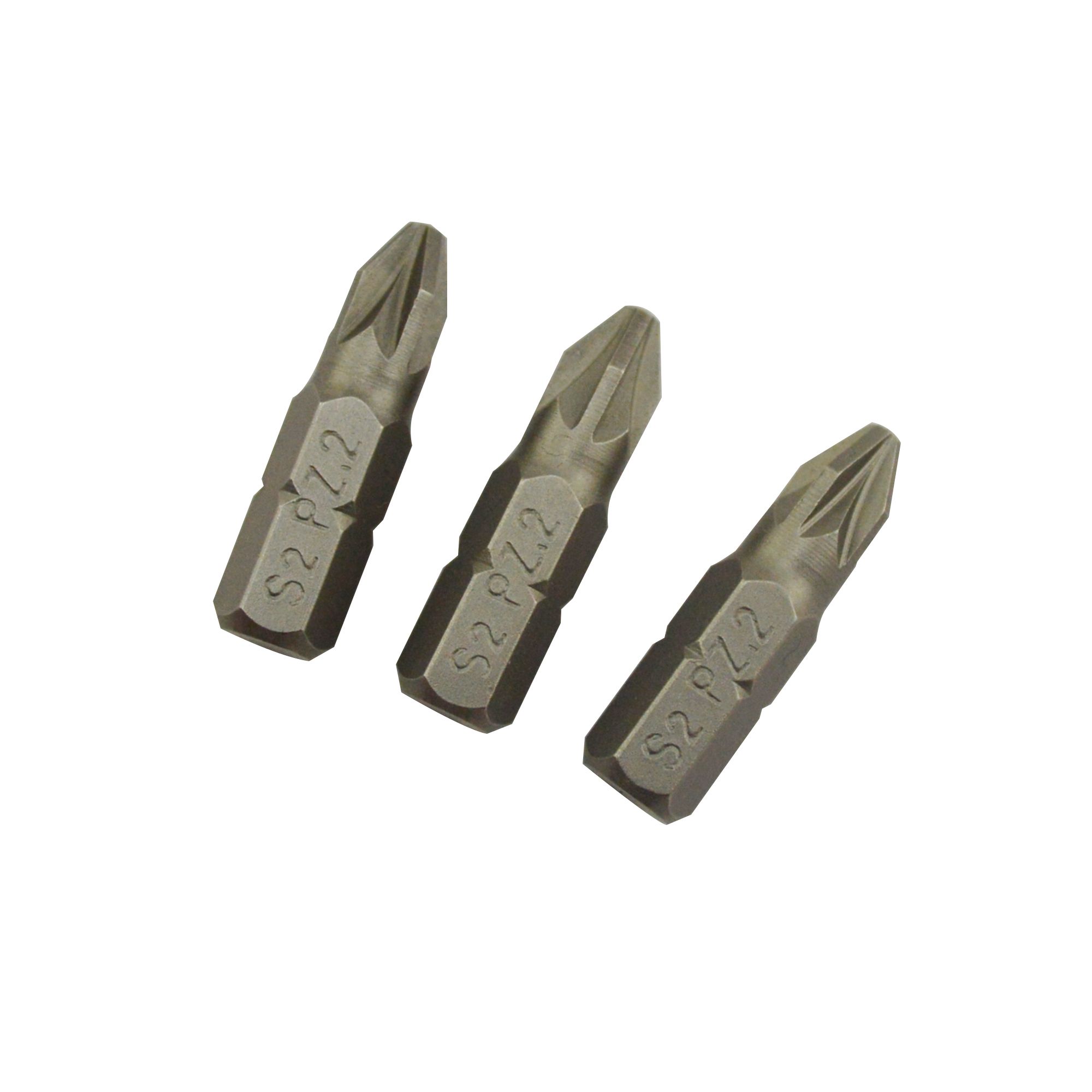 Universal PZ Screwdriver bits (L)25mm, Pack of 3