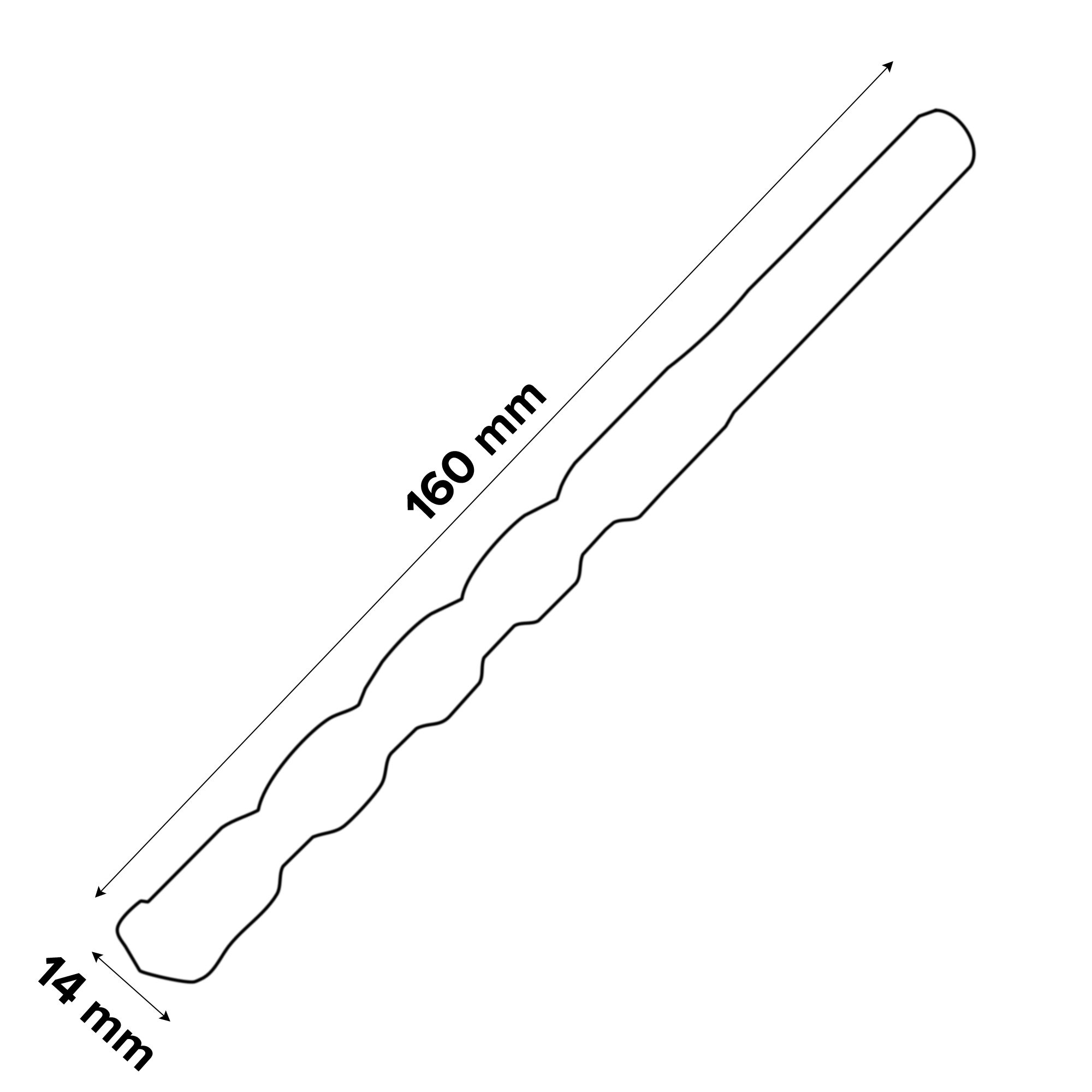Universal SDS plus Masonry Drill bit (Dia)14mm (L)160mm