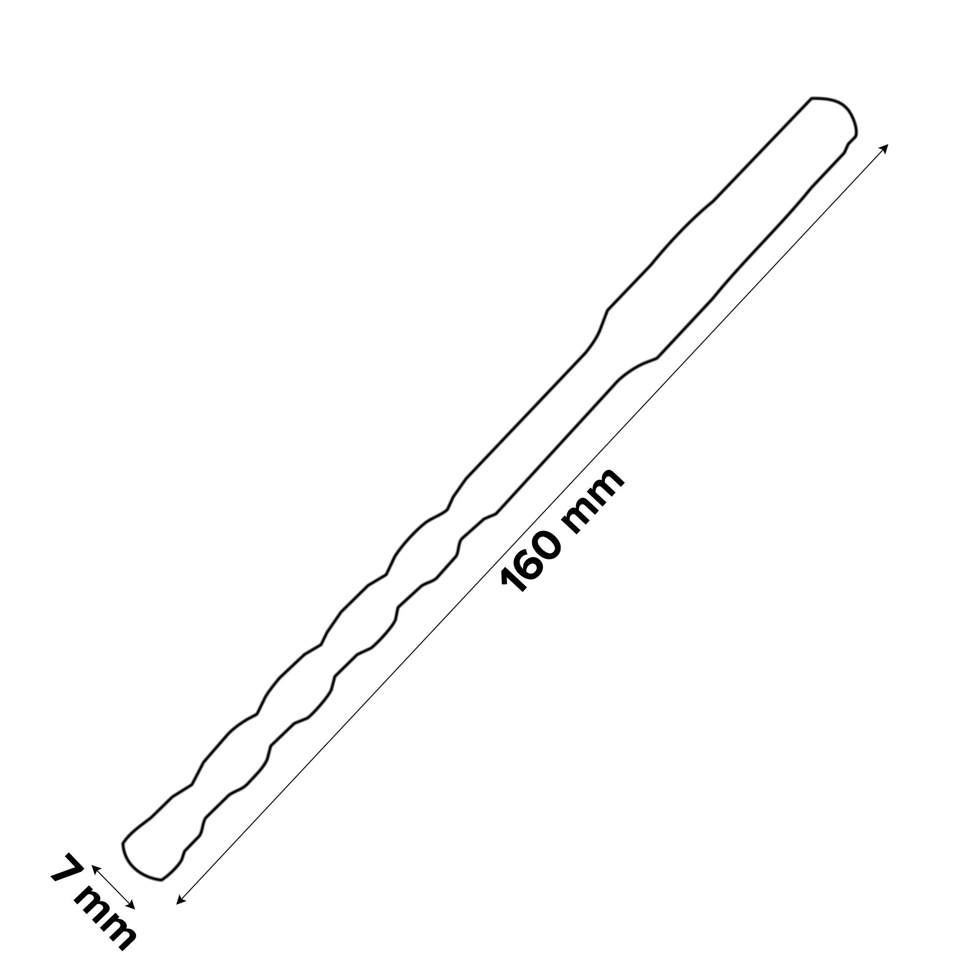 Universal SDS plus Masonry Drill bit (Dia)7mm (L)160mm