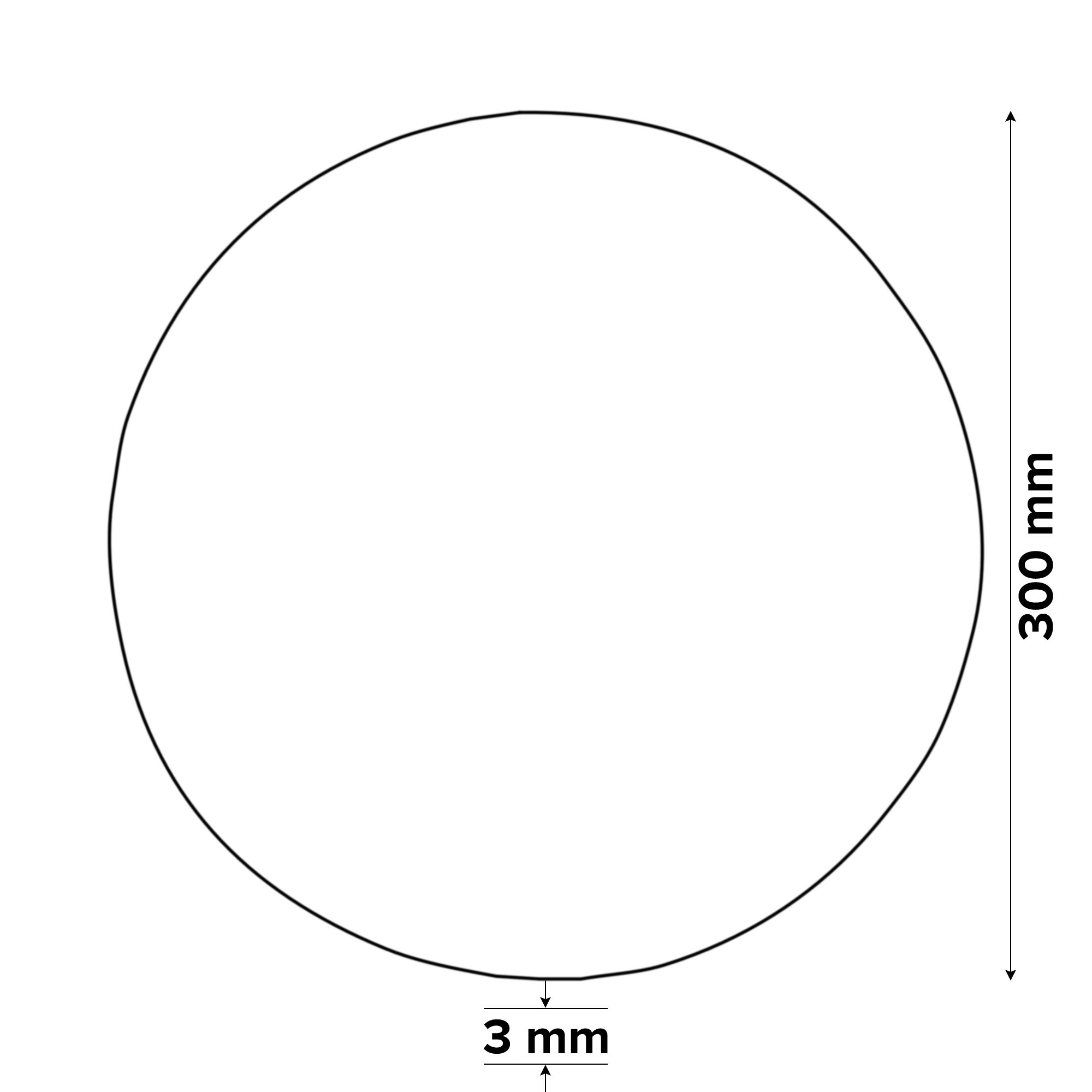 Universal Stone Cutting disc 300mm x 3mm x 25.4mm