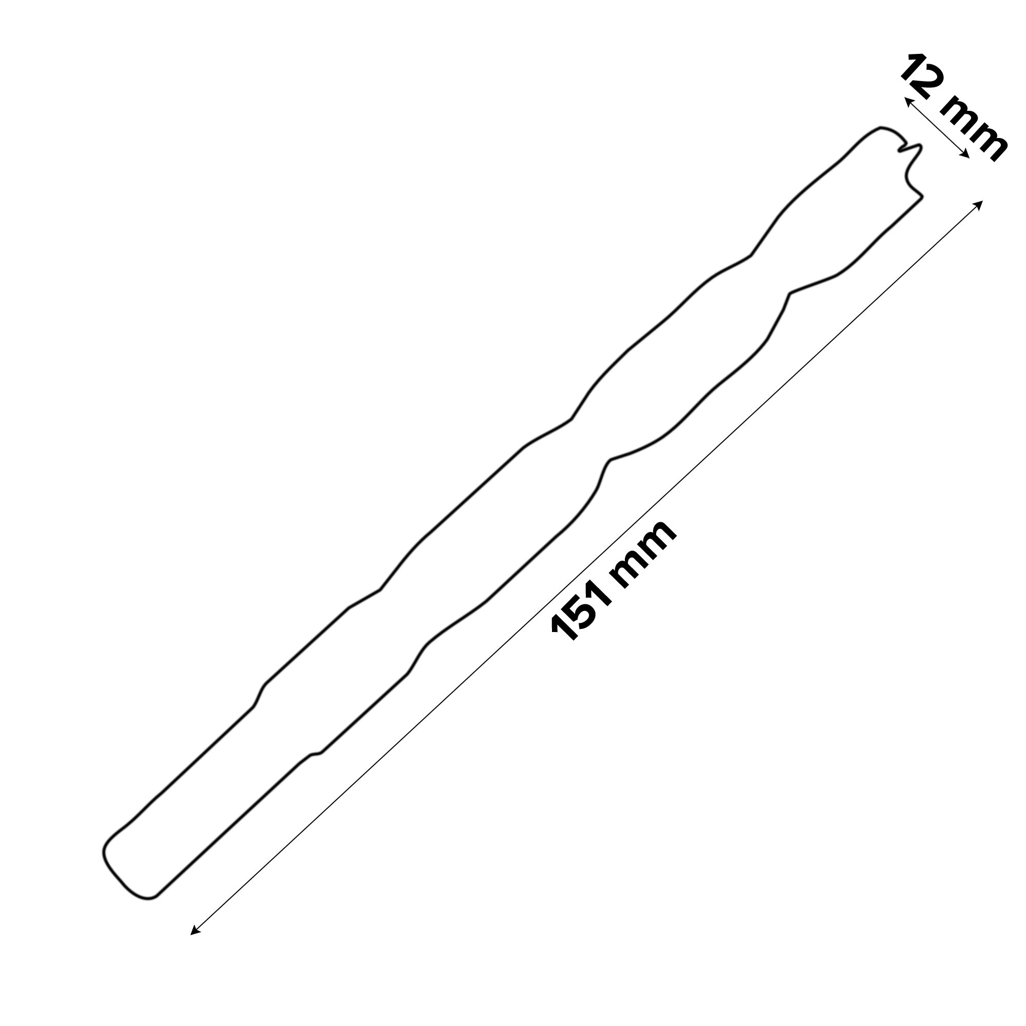 Universal Wood drill bit (Dia)12mm (L)151mm