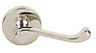 Urfic Polished Nickel effect Scroll Lever Door handle (L)98mm