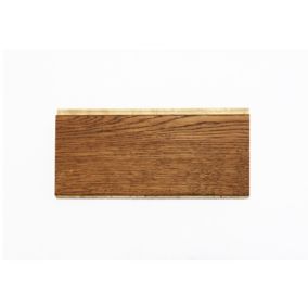 Usborne Oak Real wood top layer Flooring Sample, (W)125mm