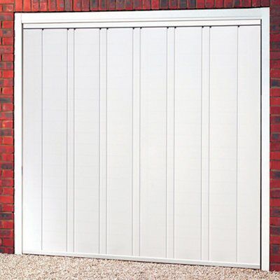 Utah Retractable Garage door, (H)1981mm (W)2134mm