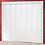 Utah White Retractable Garage door, (H)2134mm (W)2134mm