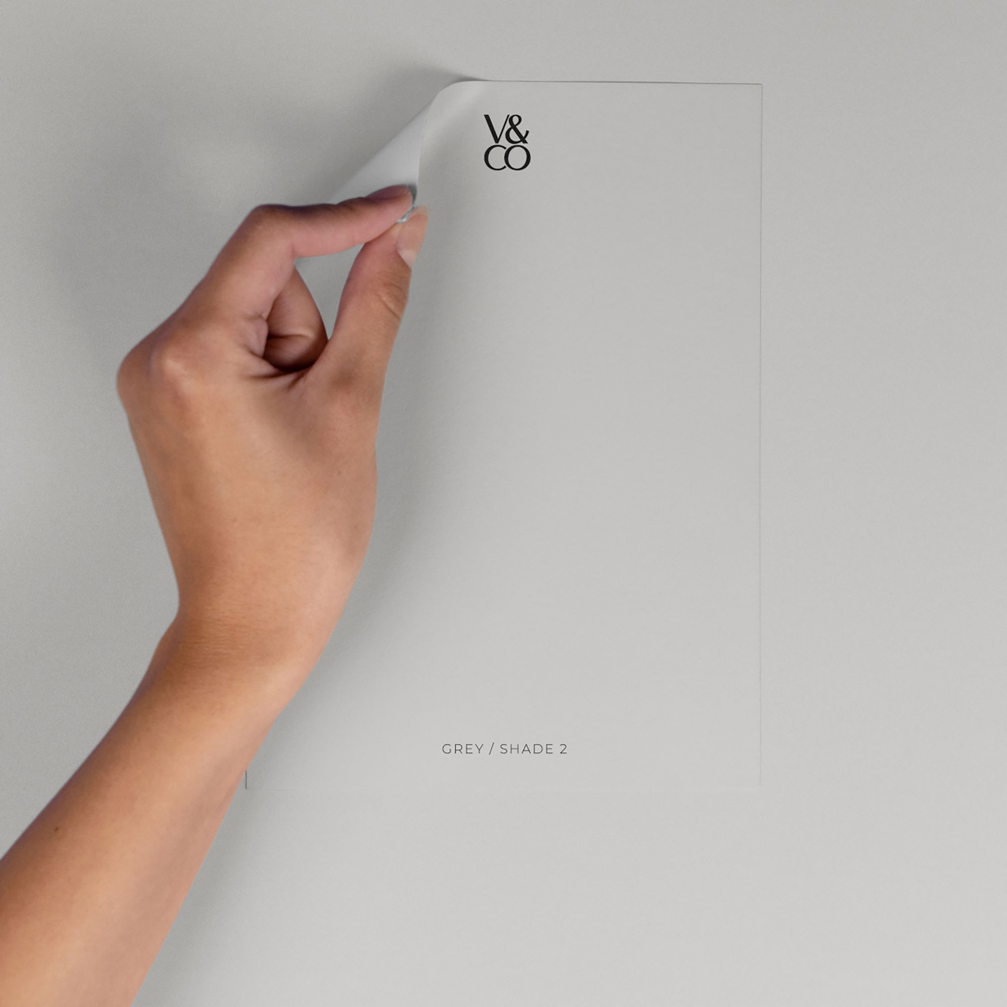 V&CO Grey Shade 2 Peel & stick Tester