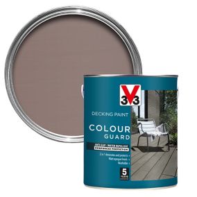 V33 Colour guard Matt light silver Decking paint, 2.5L