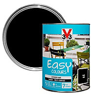 V33 Easy Black Satinwood Furniture paint, 1.5L
