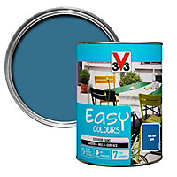 V33 Easy Blue storm Satin Furniture paint, 1.5L