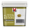 V33 Renovation Anthracite Satinwood Floor & stair paint, 750ml