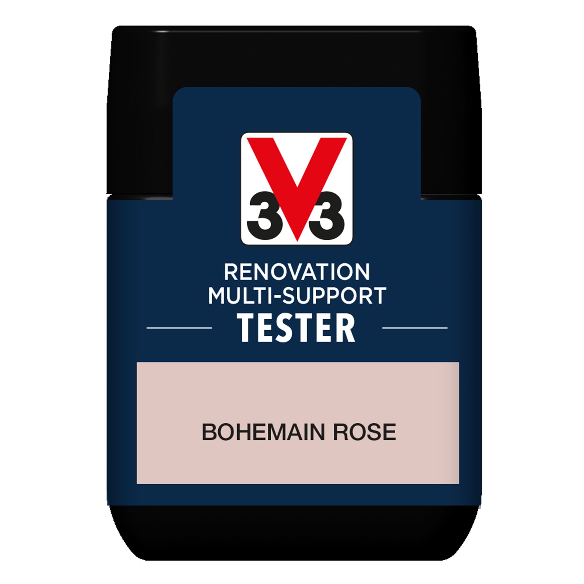 V33 Renovation Bohemian Rose Satinwood Multi-surface paint, 50ml Tester pot