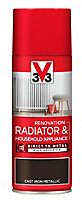 V33 Renovation Cast iron Metallic effect Radiator & appliance paint, 400ml