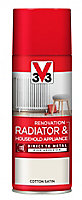 V33 Renovation Cotton Satin Radiator & appliance paint, 400ml