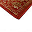Valeria Red & Cream Traditional Rug 170cmx120cm