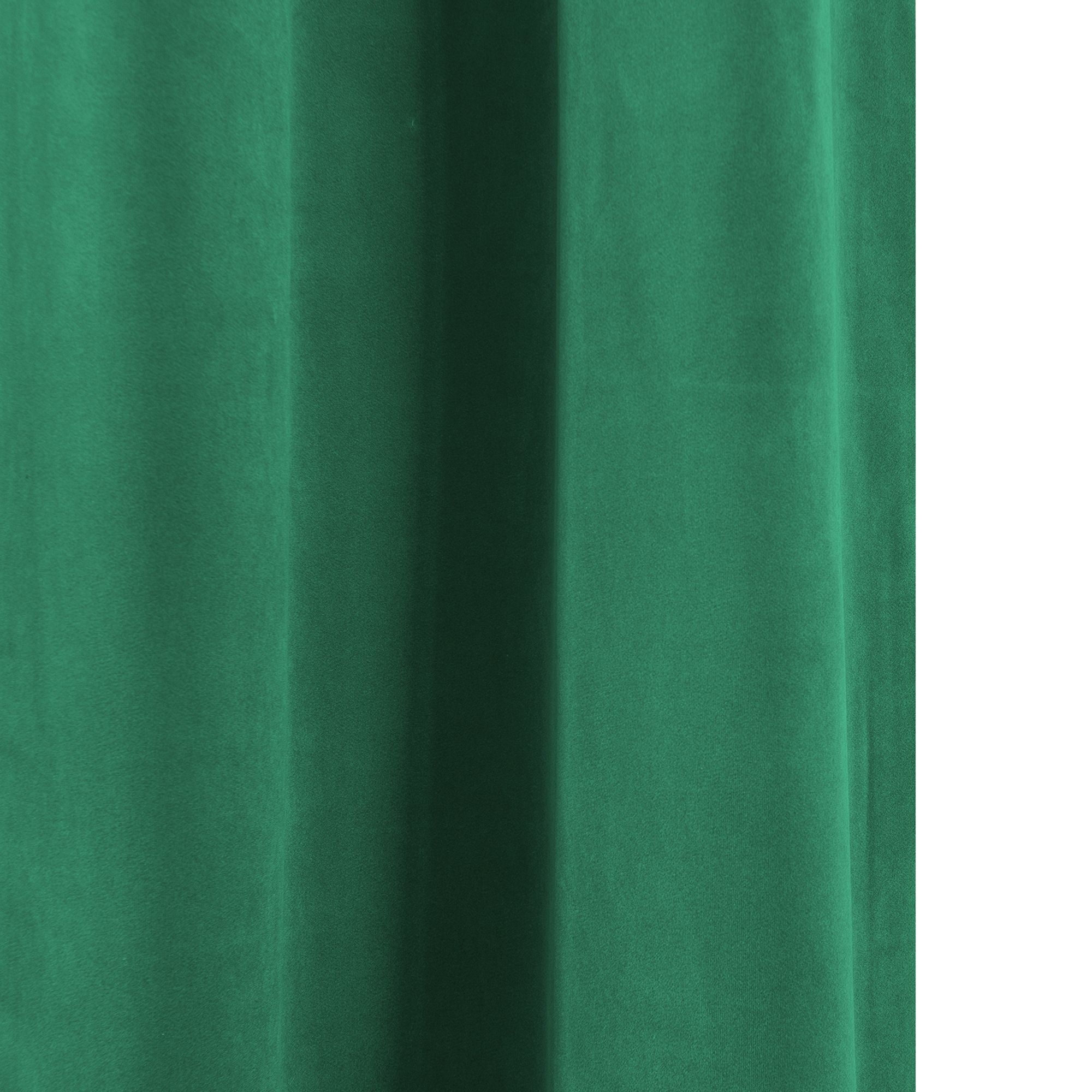 Valgreta Dark green Velvet Lined Eyelet Curtain (W)16.7cm (L)18.3cm, Pair