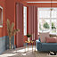 Valgreta Pink Velvet Lined Eyelet Curtain (W)16.7cm (L)22.8cm, Pair