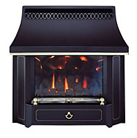Valor Outset Gas Black Not remote controlled Manual control Gas Fire