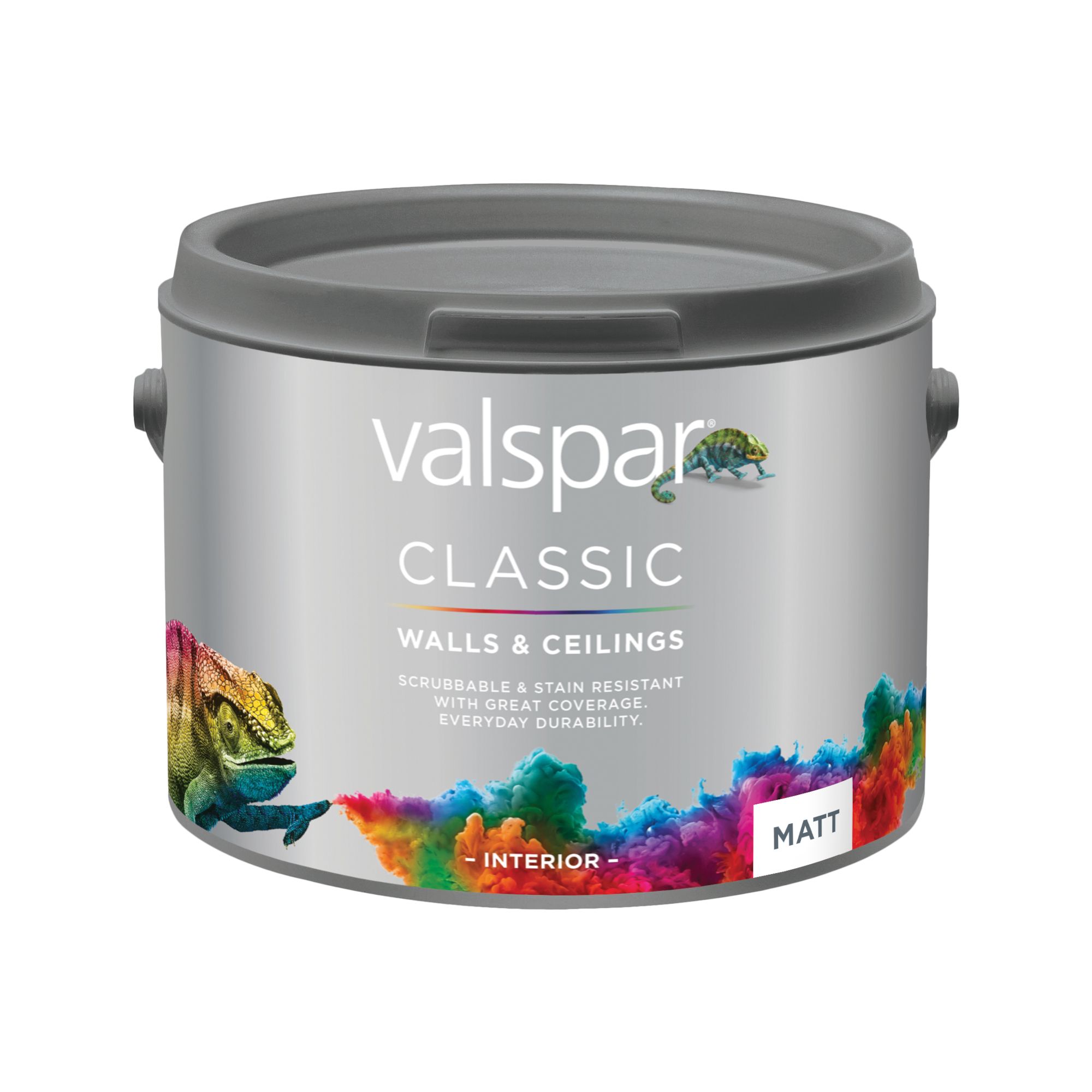 Valspar Classic Walls & Ceilings Interior Matt Emulsion, Base A, 2.5L