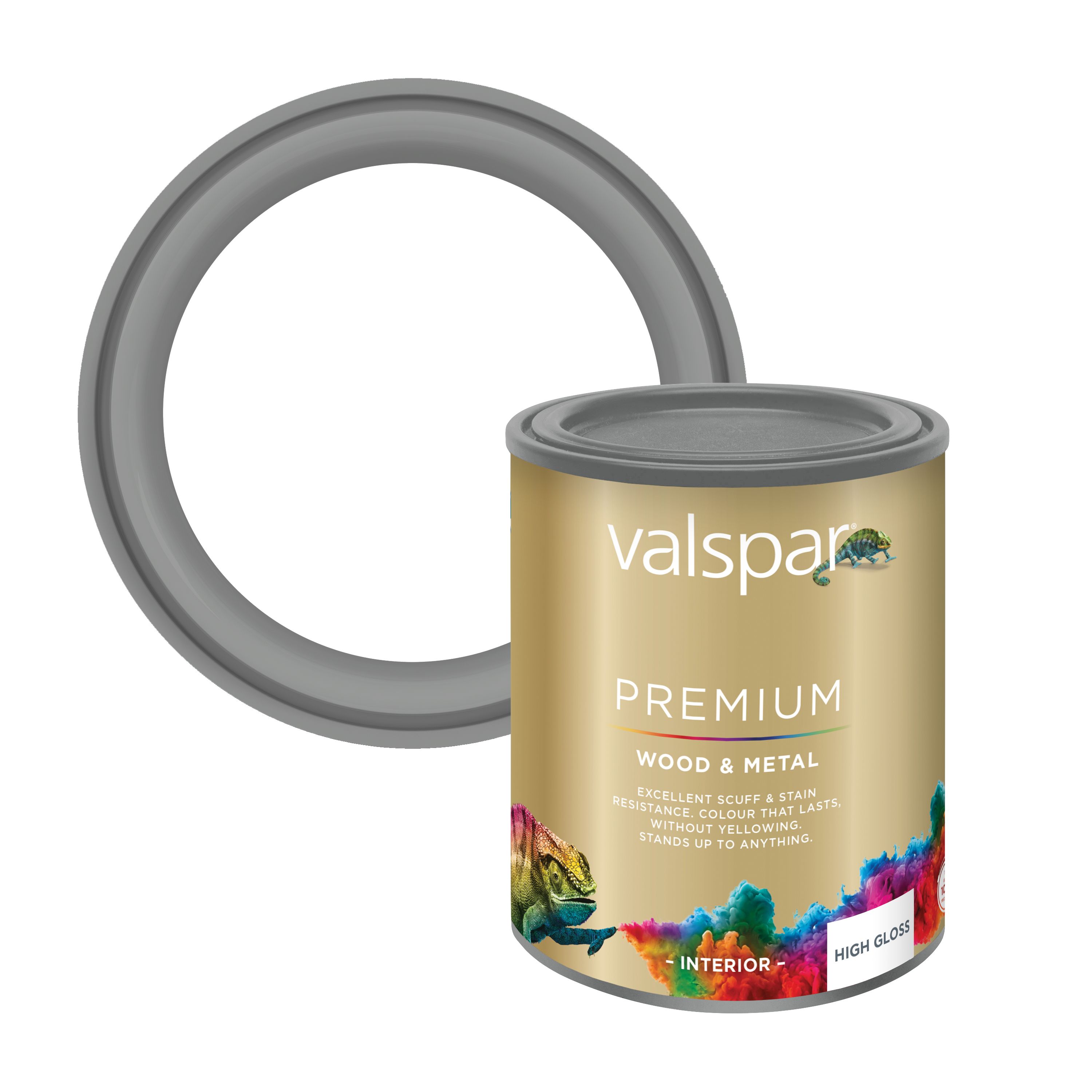 Valspar Premium Wood & Metal Interior Gloss Basecoat, Base C, 1L