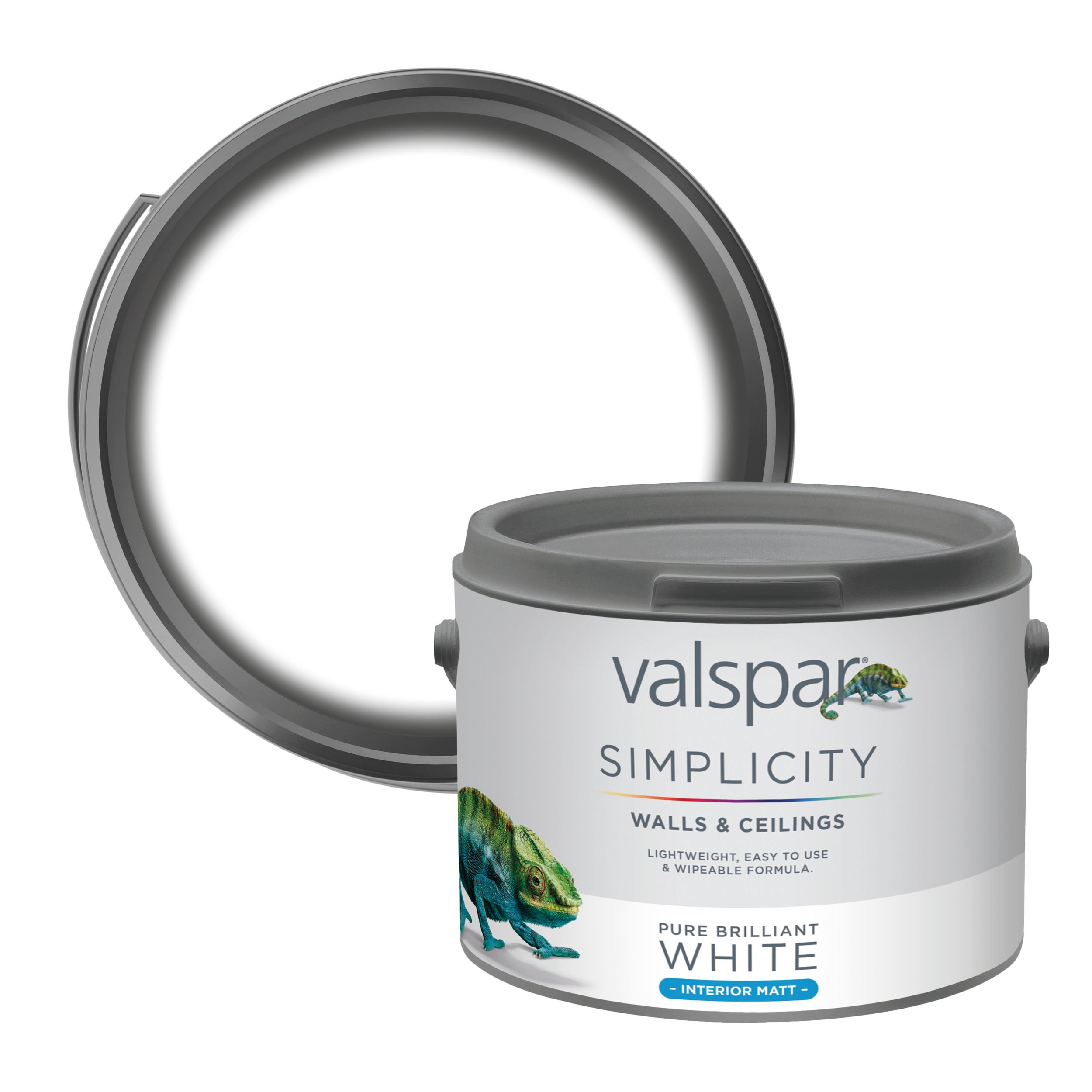 Valspar Simplicity Walls & Ceilings Pure Brilliant White Matt Emulsion