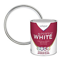 Valspar The perfect white Gloss Metal & wood paint, 750ml