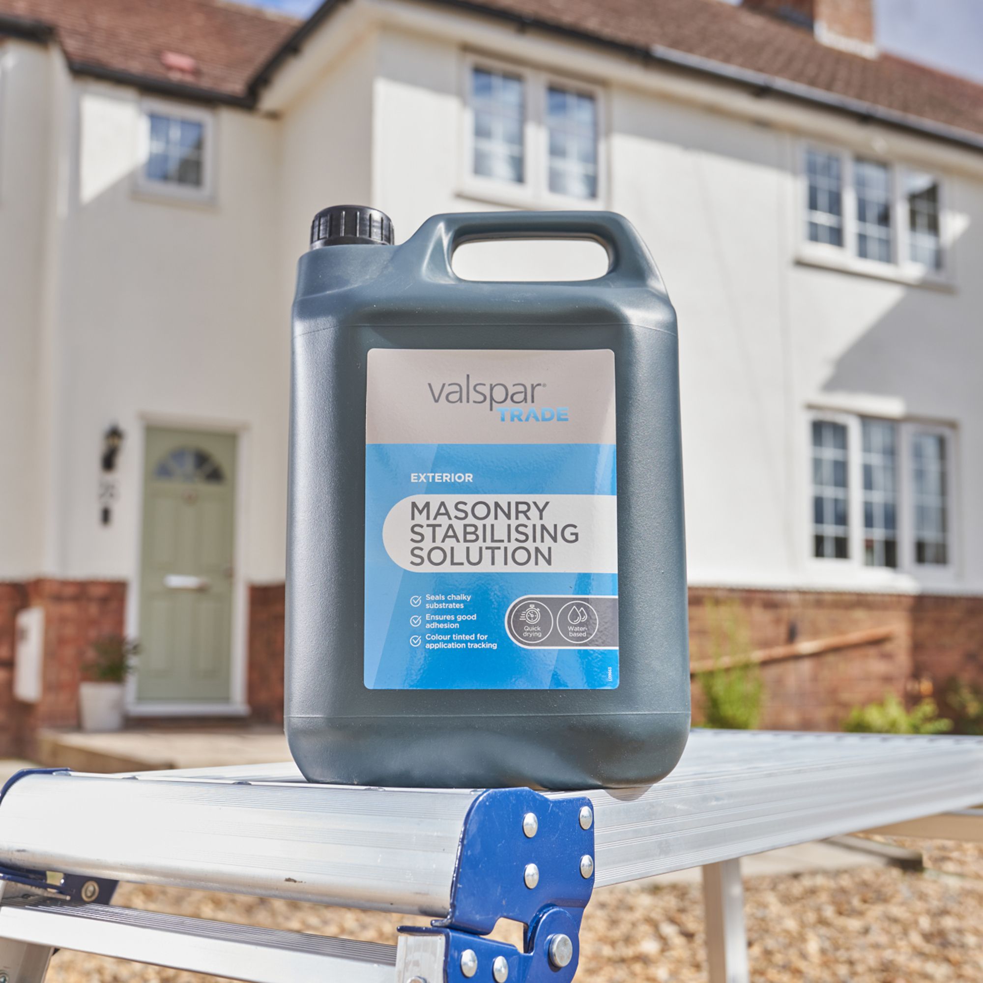 Valspar Trade Exterior Pink Stabilising solution, 5L, 5.29kg