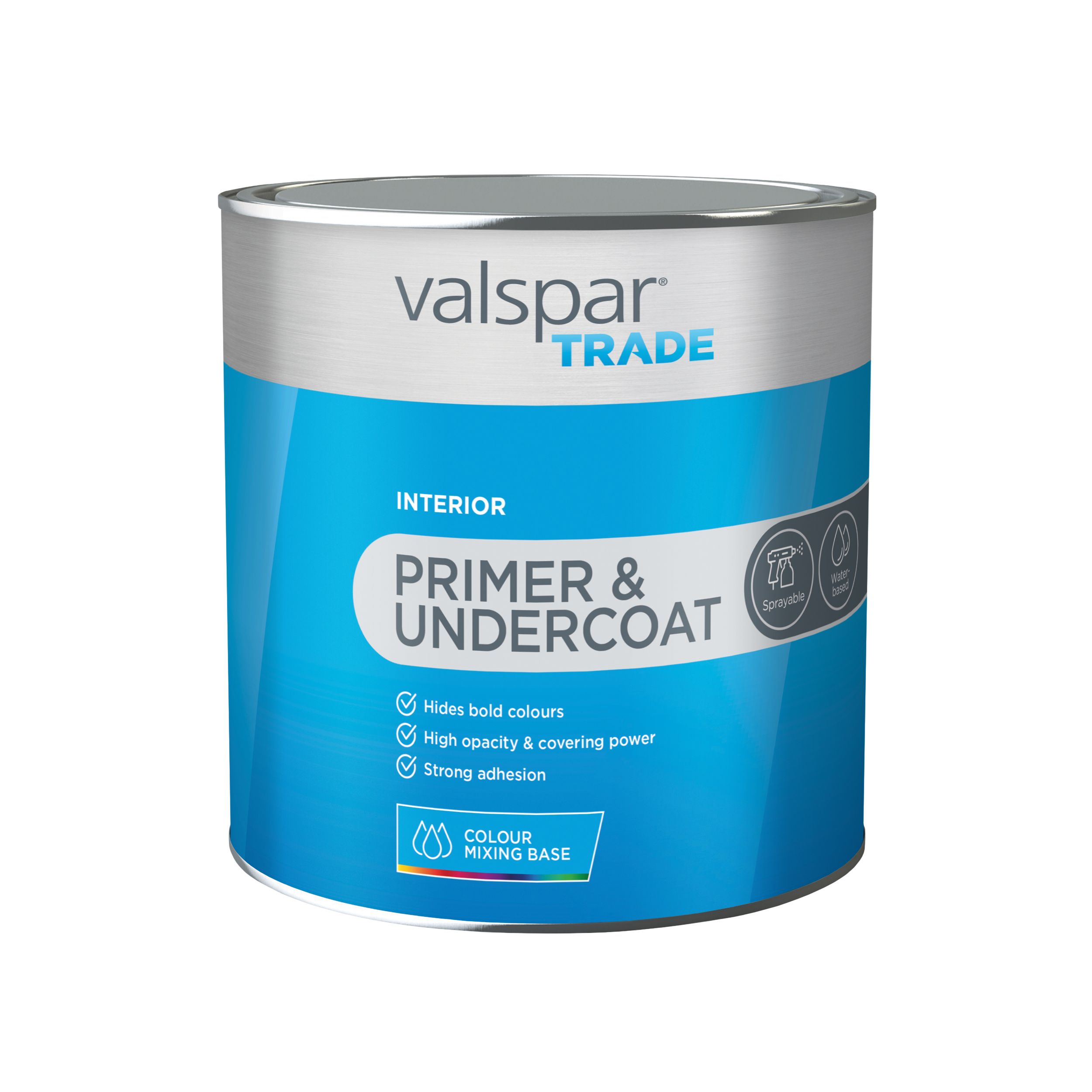 Valspar Trade Interior Wall & ceiling Matt Primer & undercoat, 2.5L