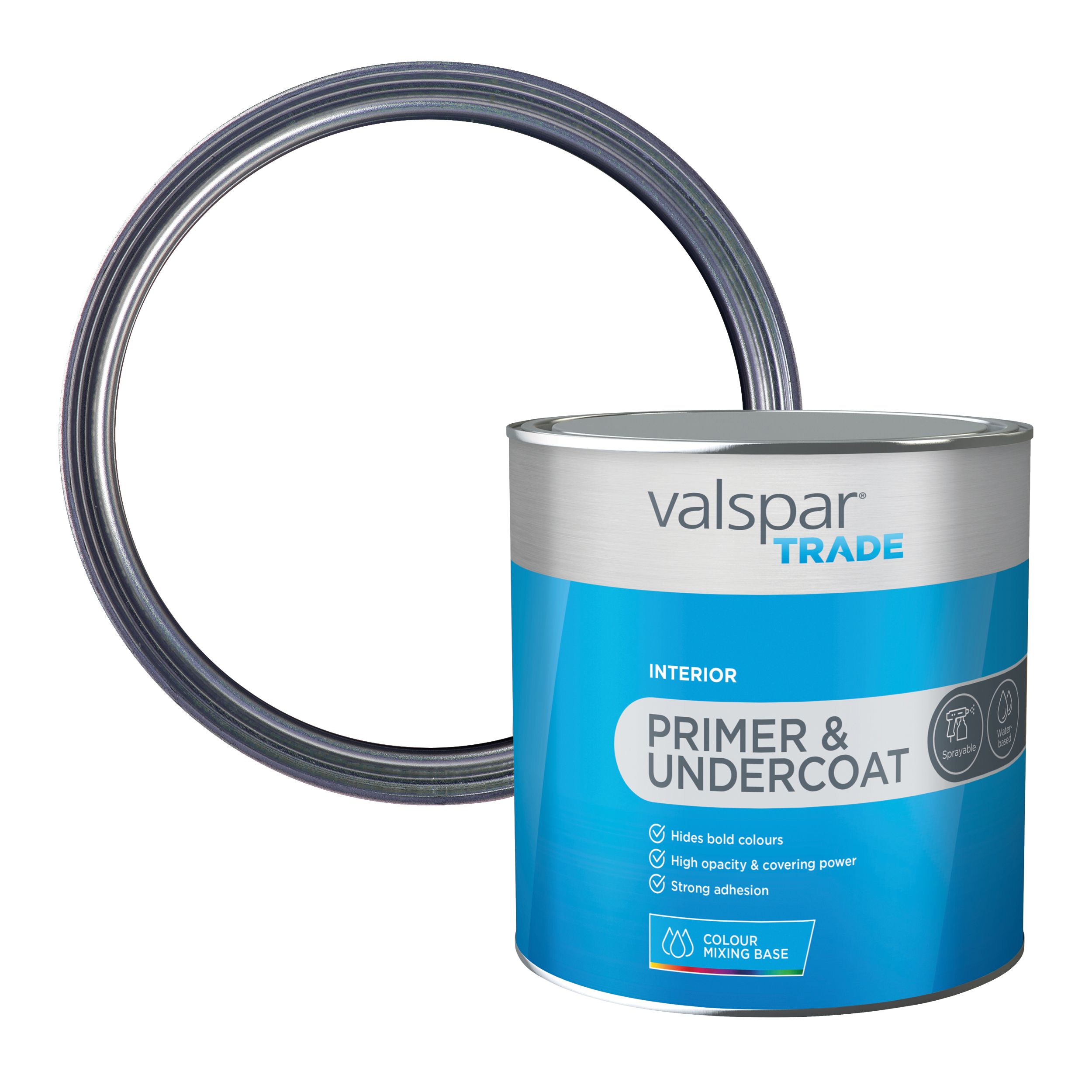 Valspar Trade Interior Wall & ceiling Matt Primer & undercoat, 2.5L