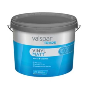 Valspar Trade Vinyl Interior Wall & ceiling Matt Paint, Base C, Base C, 10L