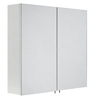 Varese White Mirrored Cabinet (W)600mm (H)550mm