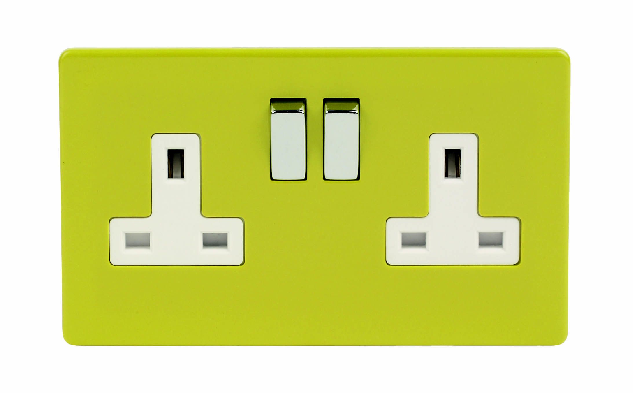 Varilight 13A Socket & White inserts | Tradepoint