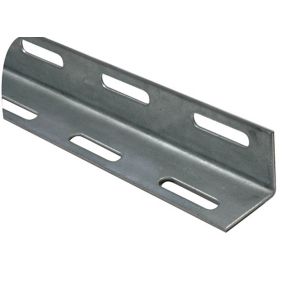 Varnished Cold-pressed steel Equal L-shaped Angle profile, (L)2m (W)38mm