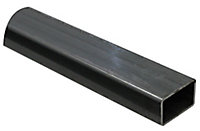 Varnished Cold-pressed steel Rectangular Tube, (L)1m (W)40mm (T)1.5mm
