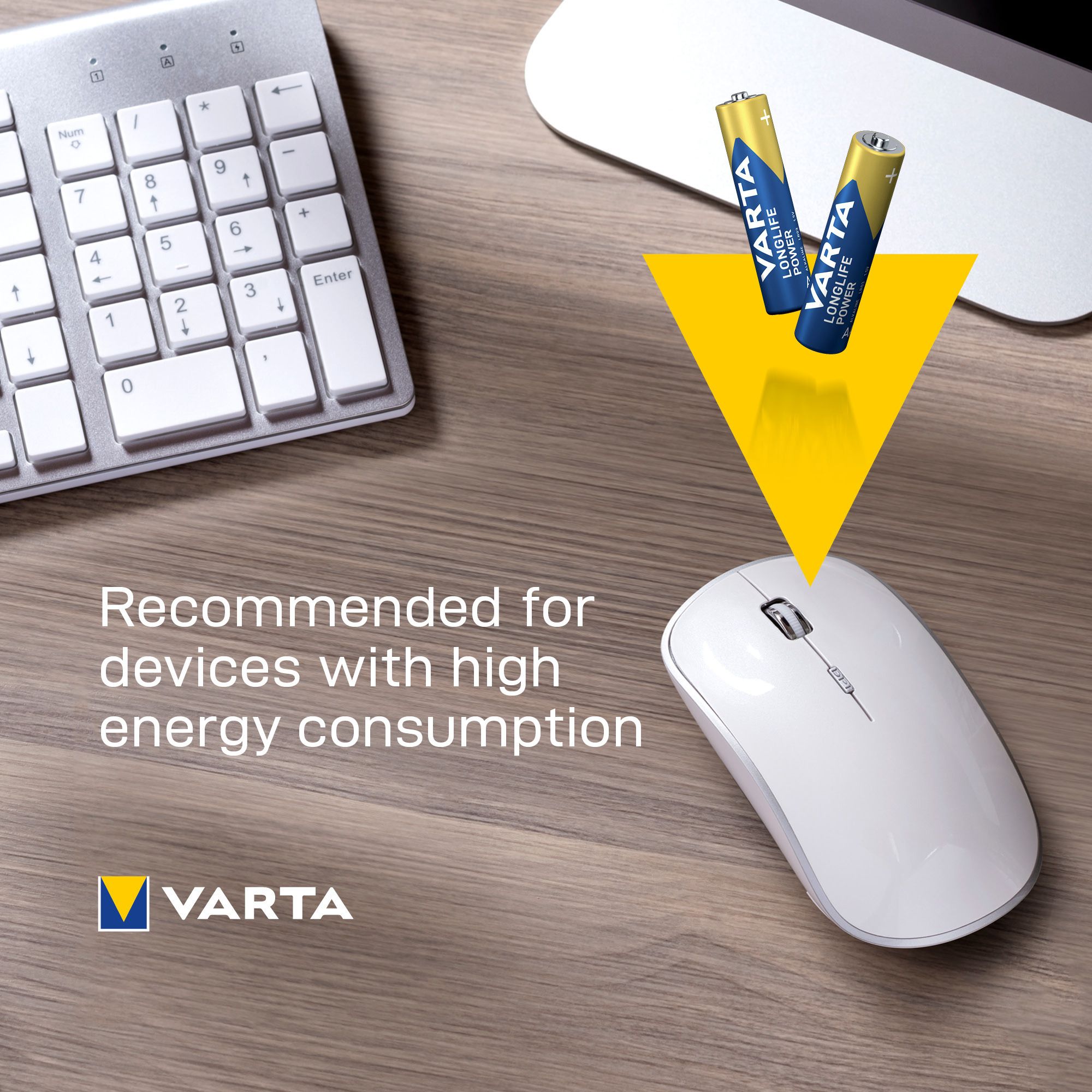 Varta 1.5V 1270mAh Batteries, Pack of 12