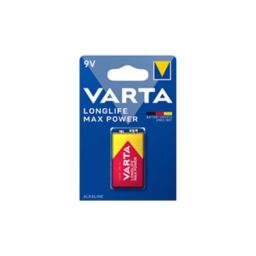 Varta Longlife Max Power Non-rechargeable 9V (PP3) Battery