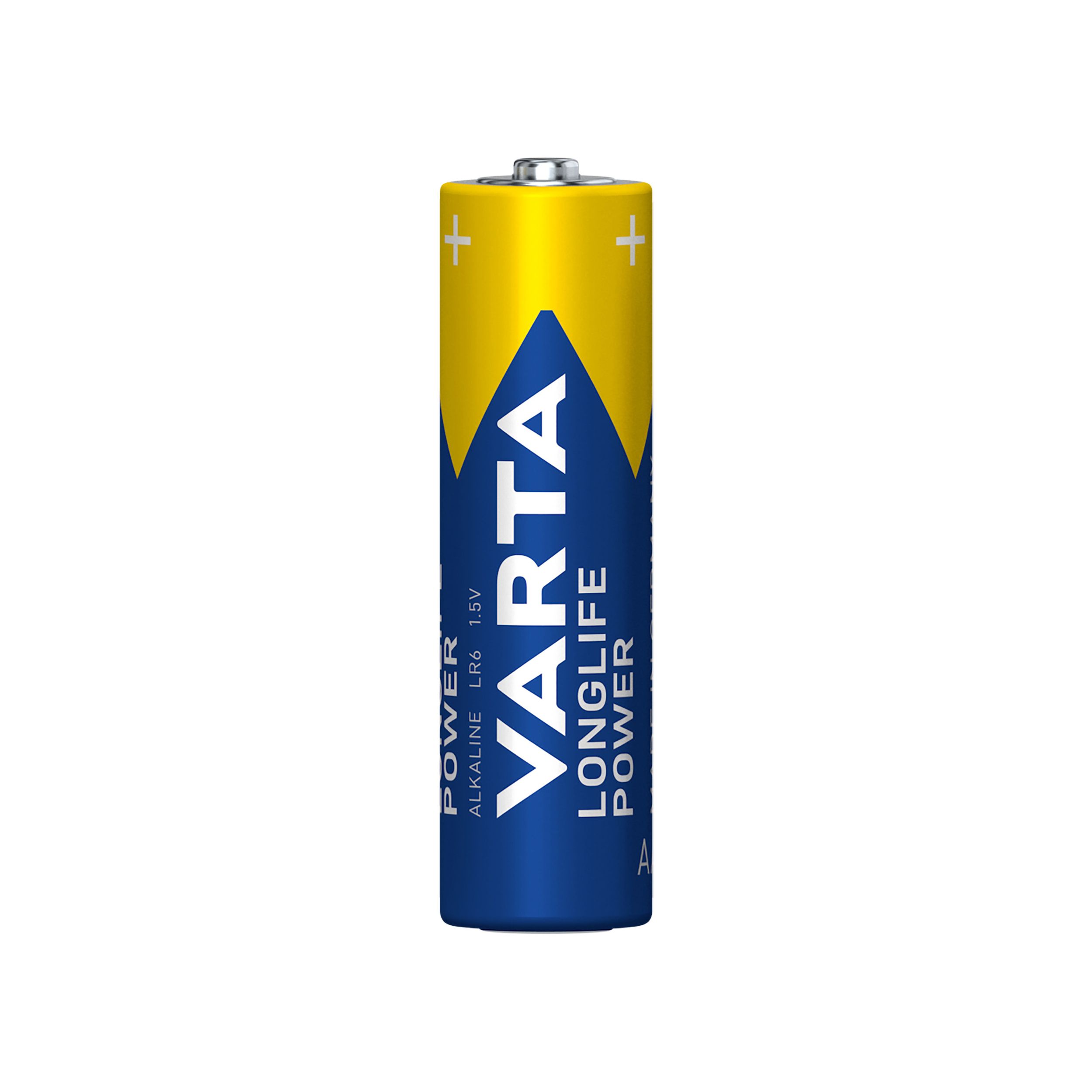Varta Longlife Power 1.5V AA Batteries, Pack of 4