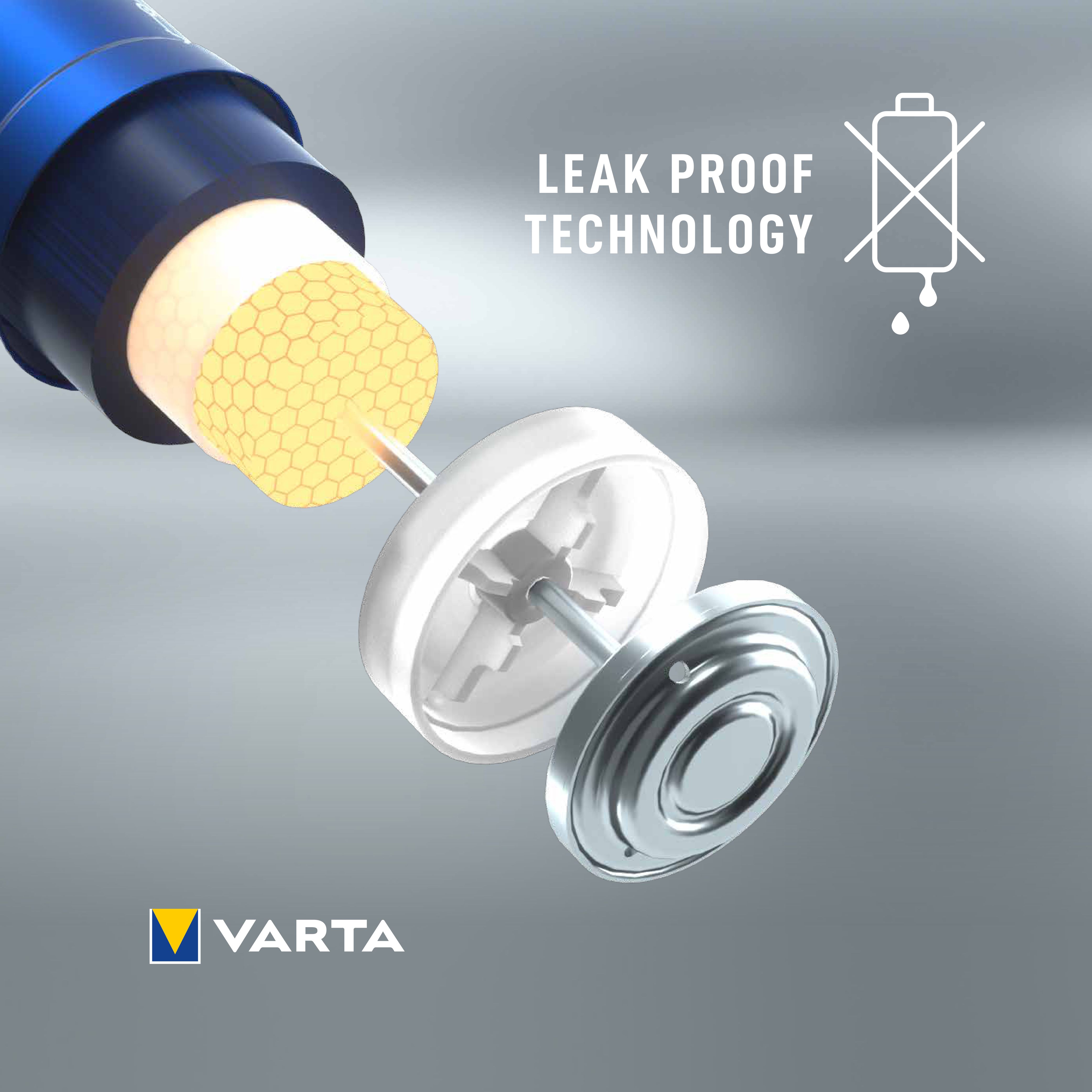 Varta Longlife Power 1.5V AA Batteries, Pack of 4