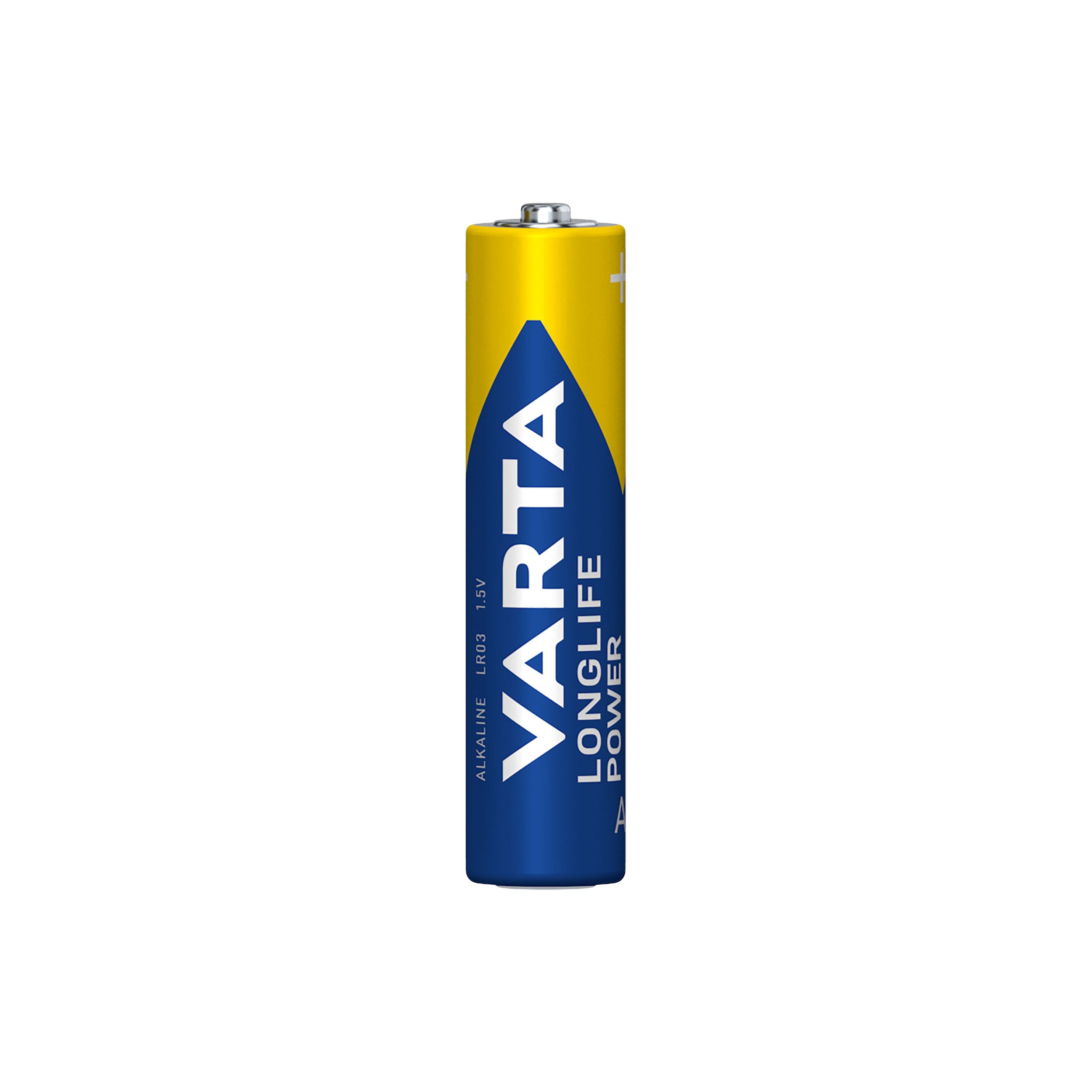 Varta Longlife Power 1.5V AAA Battery, Pack of 8
